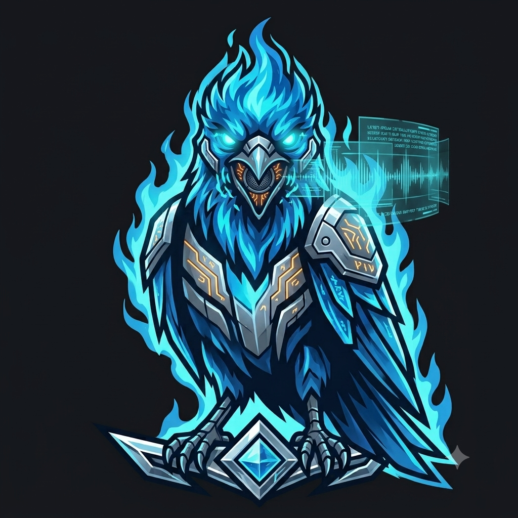 M.A.X. transmitting raven familiar avatar